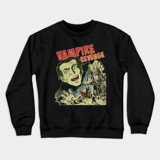 Comic Horror for halloween Vampire Revenge Crewneck Sweatshirt